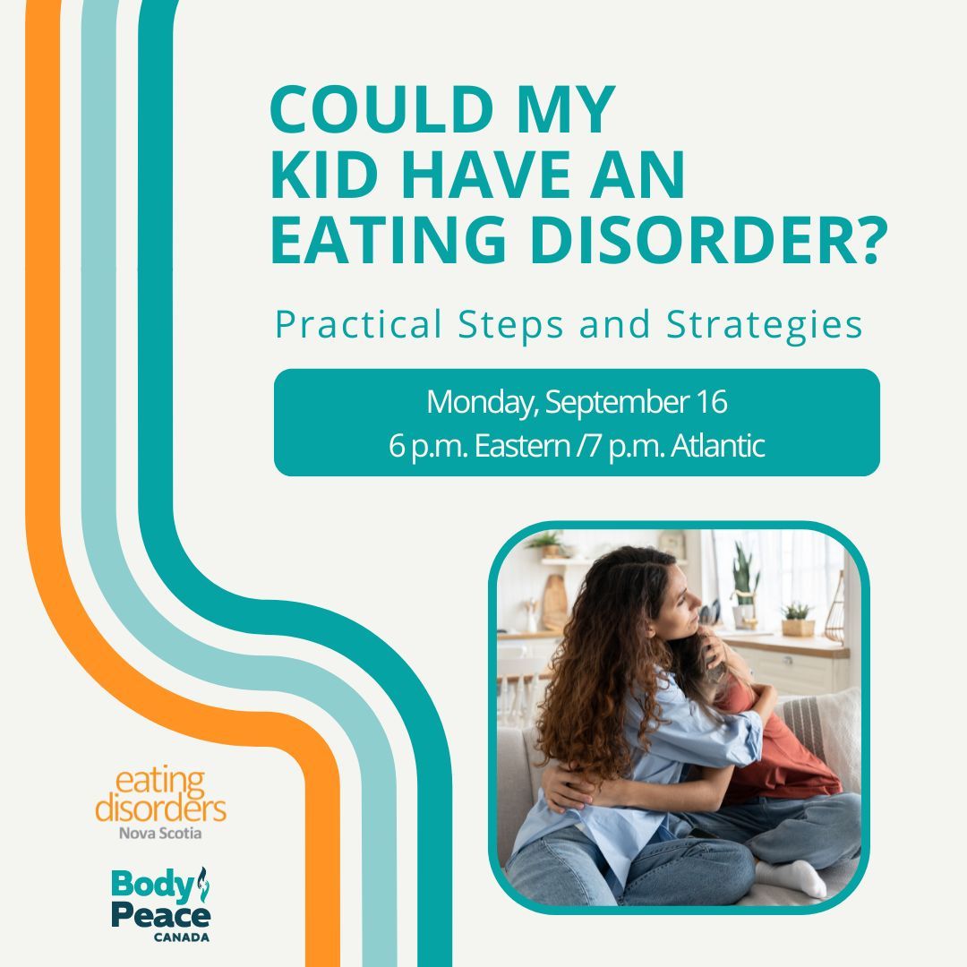 Are you worried about your child's relationship with food? Join our free, virtual information session later this month to learn more about eating disorders and disordered eating, the warning signs, and how to get help. Register here --&gt; bit.ly/3yUhs3D  #EDAwareness