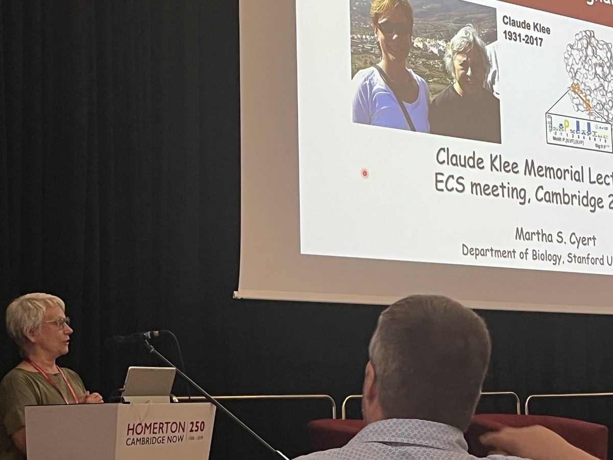 Thank you to #ECS2024 for establishing the Claude Klee memorial lecture and inviting me to deliver this keynote. Great way to celebrate Claude Klee’s legacy and talk about calcineurin!
