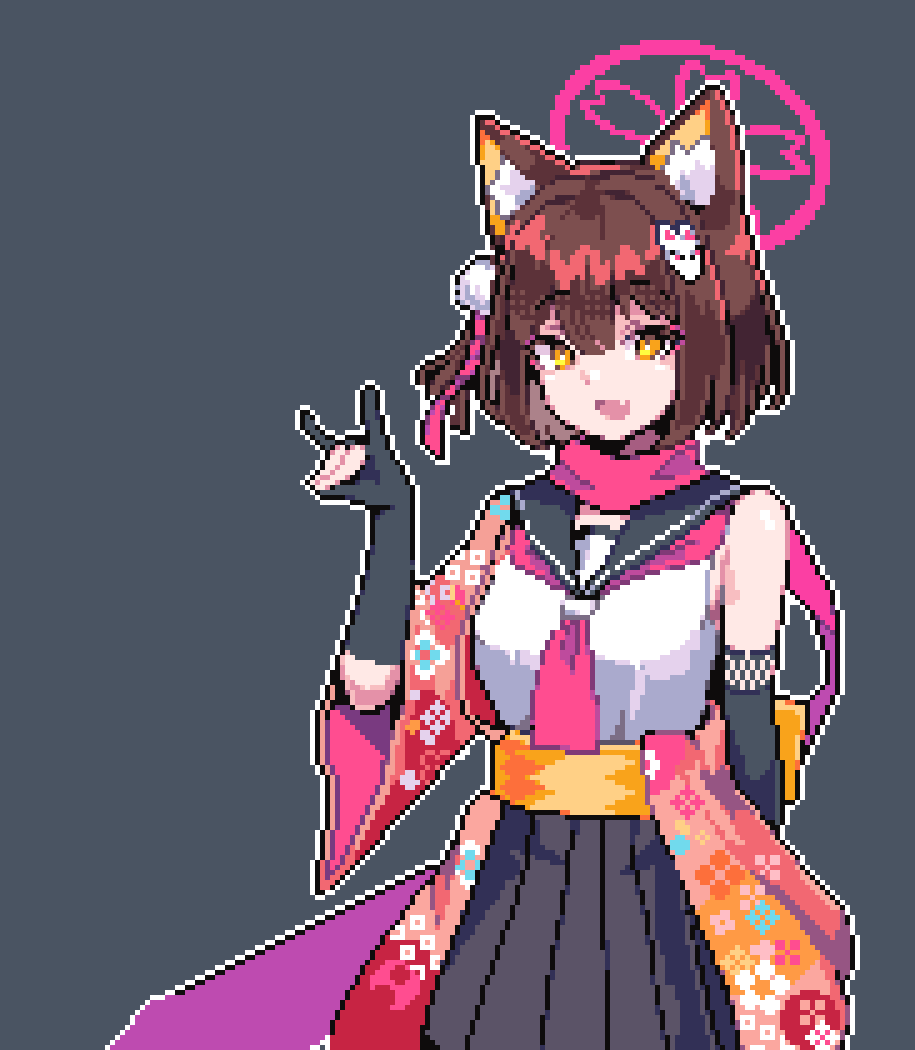 TAKAdesu321's tweet photo. #pixelart #BlueArchive https://t.co/BlGB12Bn2a