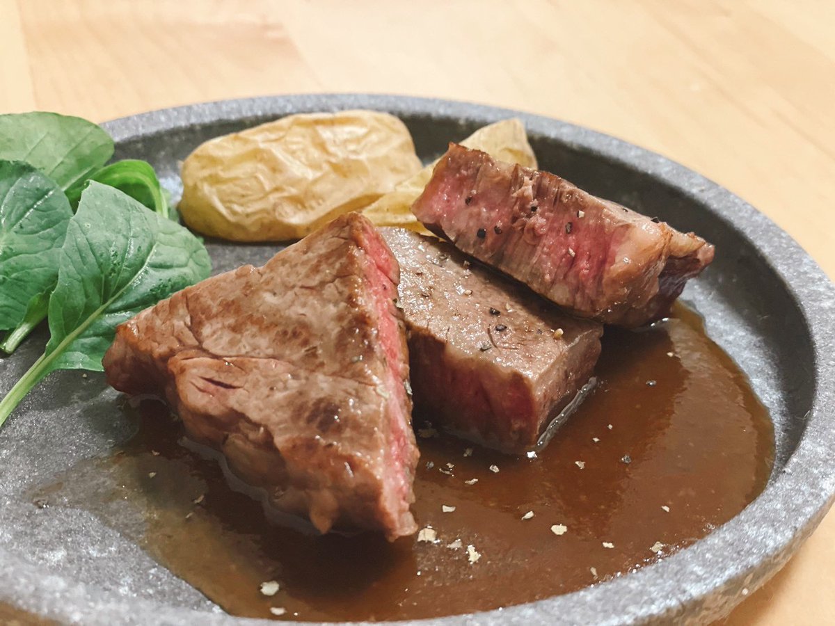 ヒレステーキできました