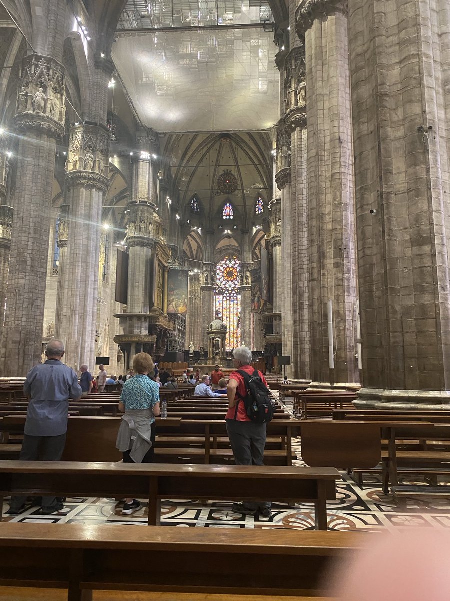 BrianBenger6's tweet photo. have just visited the Duomo in Milan.The money spent in the name of religion really quite amazing https://t.co/zMnKUXqJST