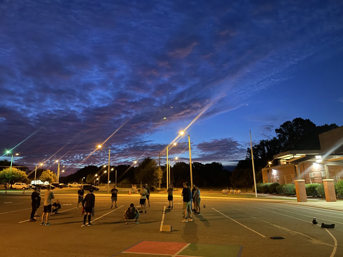 F3MintHill's tweet photo. A dozen of us showed up for Motown at RPG yesterday and we had 16 for @fortun8won at Pain Academy where we participated in Week 0 of Iron Pax. It  .. was awful #F3Counts @F3Nation https://t.co/WcG2x2vk6Z