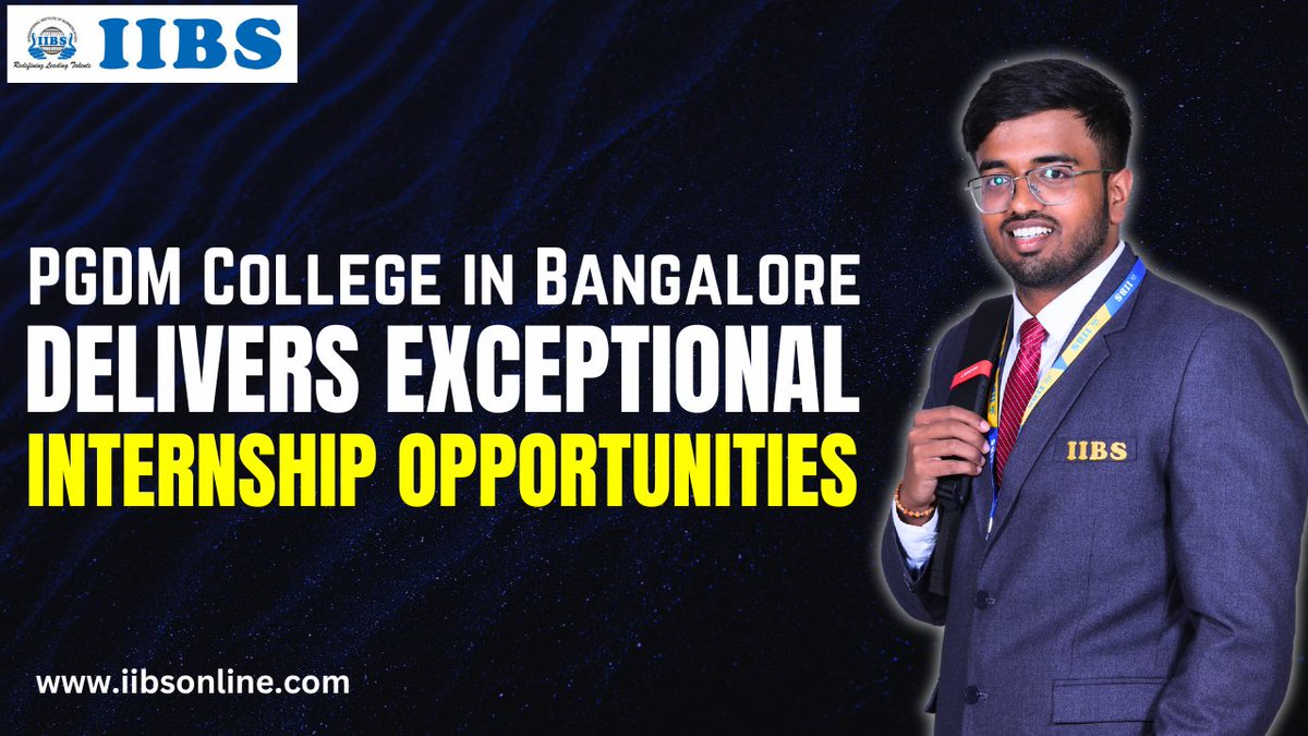 iibsonline's tweet photo. PGDM College in Bangalore Delivers Exceptional Internship Opportunities: In the rapidly evolving world of management education, internships are crucial in bridging the gap between academic learning and real-world experience... https://t.co/mn5UuREia0

#internships #PGDMprogram #management #experience #Opportunities #education #knowledge #skills #Placements #ROI #Leaders #business #stability