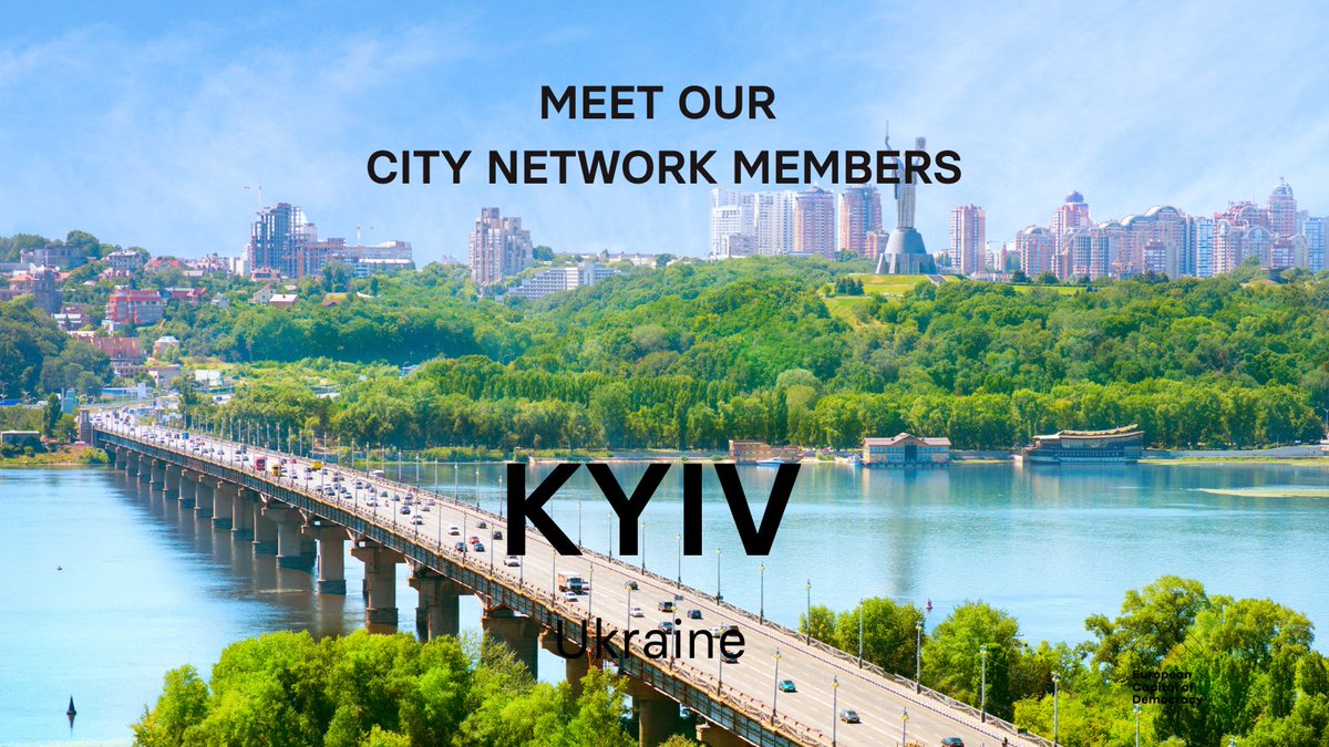 ECoD_network's tweet image. This week, our thoughts are with #Kyiv as we spotlight the city&apos;s projects, highlighting its dedication to fostering engagement and advancing #Edemocracy. If you are ready to submit your democracy projects for consideration as the #ECoD26 click ▶️capitalofdemocracy.eu/how-to-apply-a…
