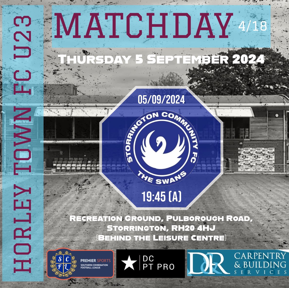 𝐍𝐄𝐗𝐓 𝐌𝐀𝐓𝐂𝐇 ⏳ 

🗓️ Thursday 05 September 2024
⏰ 19:45
🏟️ Storrington CFC, RH20 4HJ

#HTFCFamily #HTFCU23 #HTFC 🟣🔵