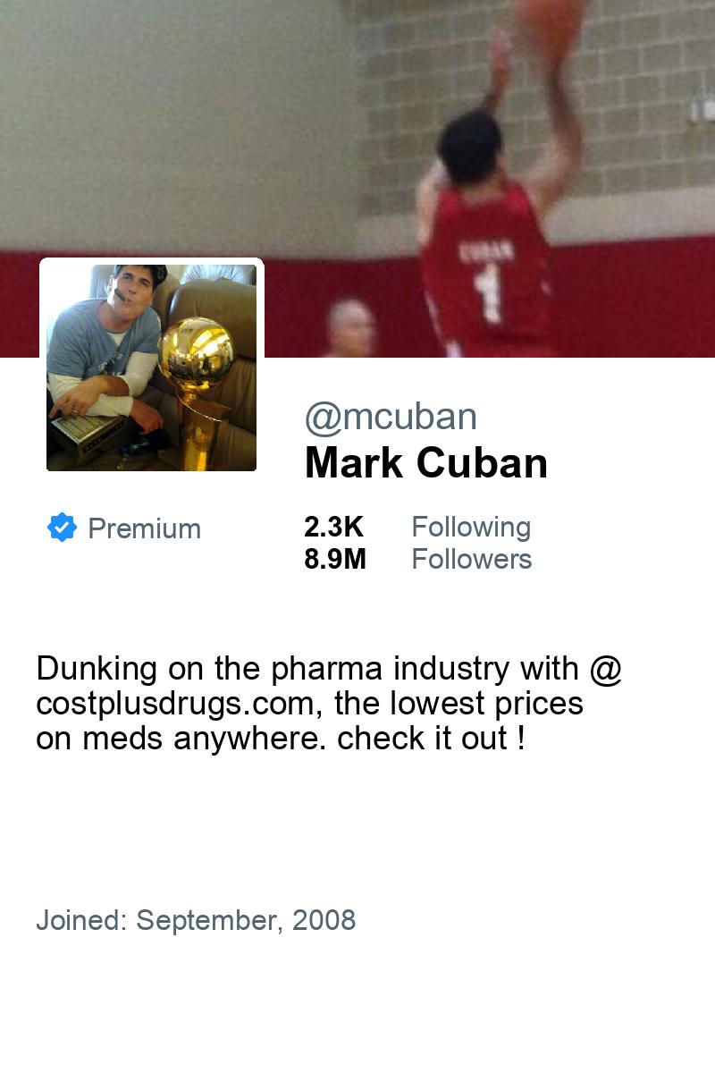 BigTechAlert's tweet image. 🆕 @mcuban has started following @fuserleer