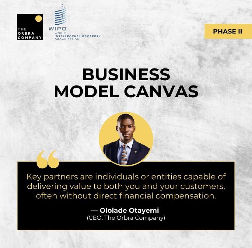 Theorbracompany's tweet image. On the topic of Business Model Canvas from the WIPO IP Labs Incubation and Acceleration program last year. 

Are you excited for the 2024 Edition?

#orbracompany #wipo2.0 
#worldintellectualpropertyorganization #wipo2024
#intellectualproperty #innovation #startup
