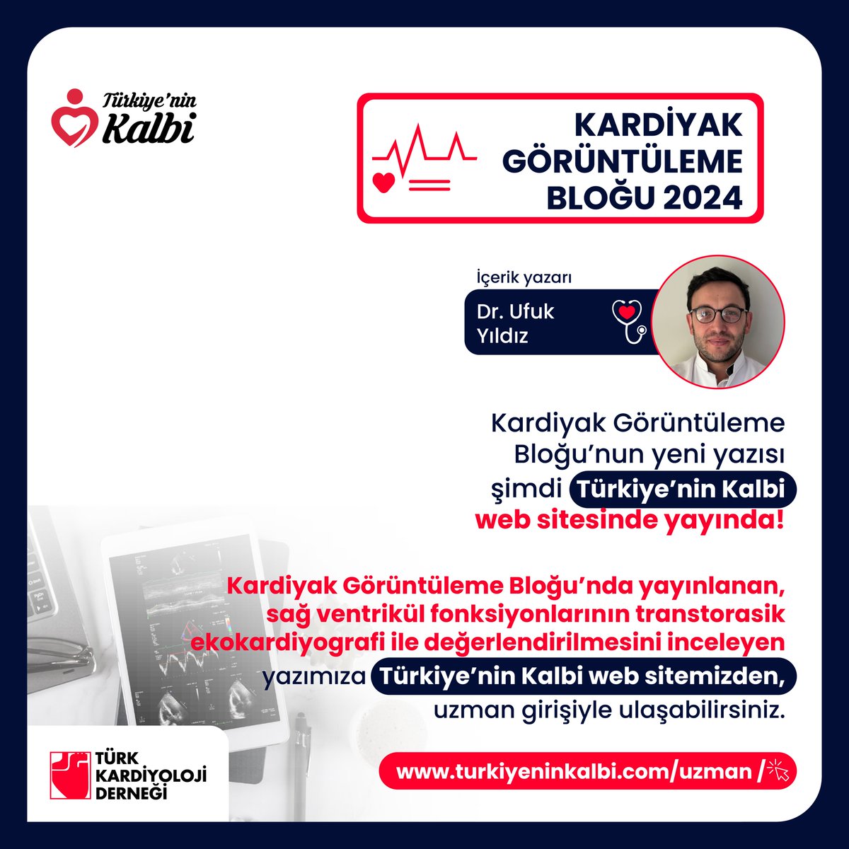 Kardiyak Görüntüleme Blogu’nda yayınlanan, sağ ventrikül fonksiyonlarının transtorasik ekokardiyografi ile değerlendirilmesini inceleyen yazımıza Türkiye’nin Kalbi web sitemizden, uzman girişiyle ulaşabilirsiniz.

turkiyeninkalbi.com/uzman/koleksiy…

#TürkKardiyolojiDerneği #TKD