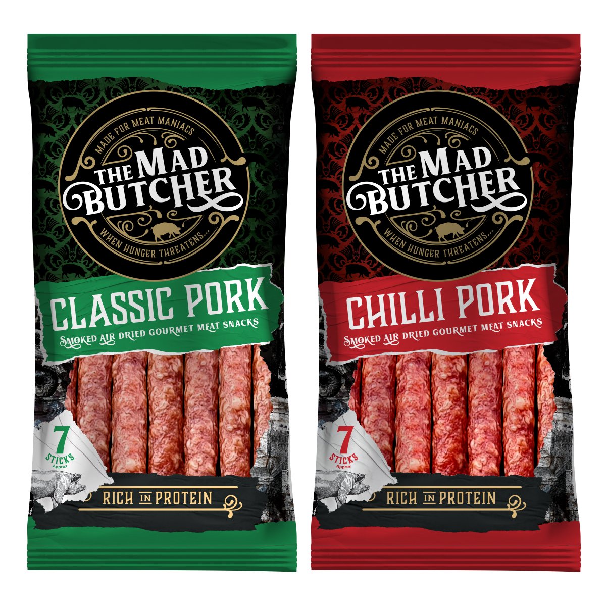 Morning - would any charcuterie-loving journalists and food and drink influencers like to sample some of these Mad Butcher products? They're the UK's first premium meat snacking products and they're going down a storm! #journorequest #prrequest