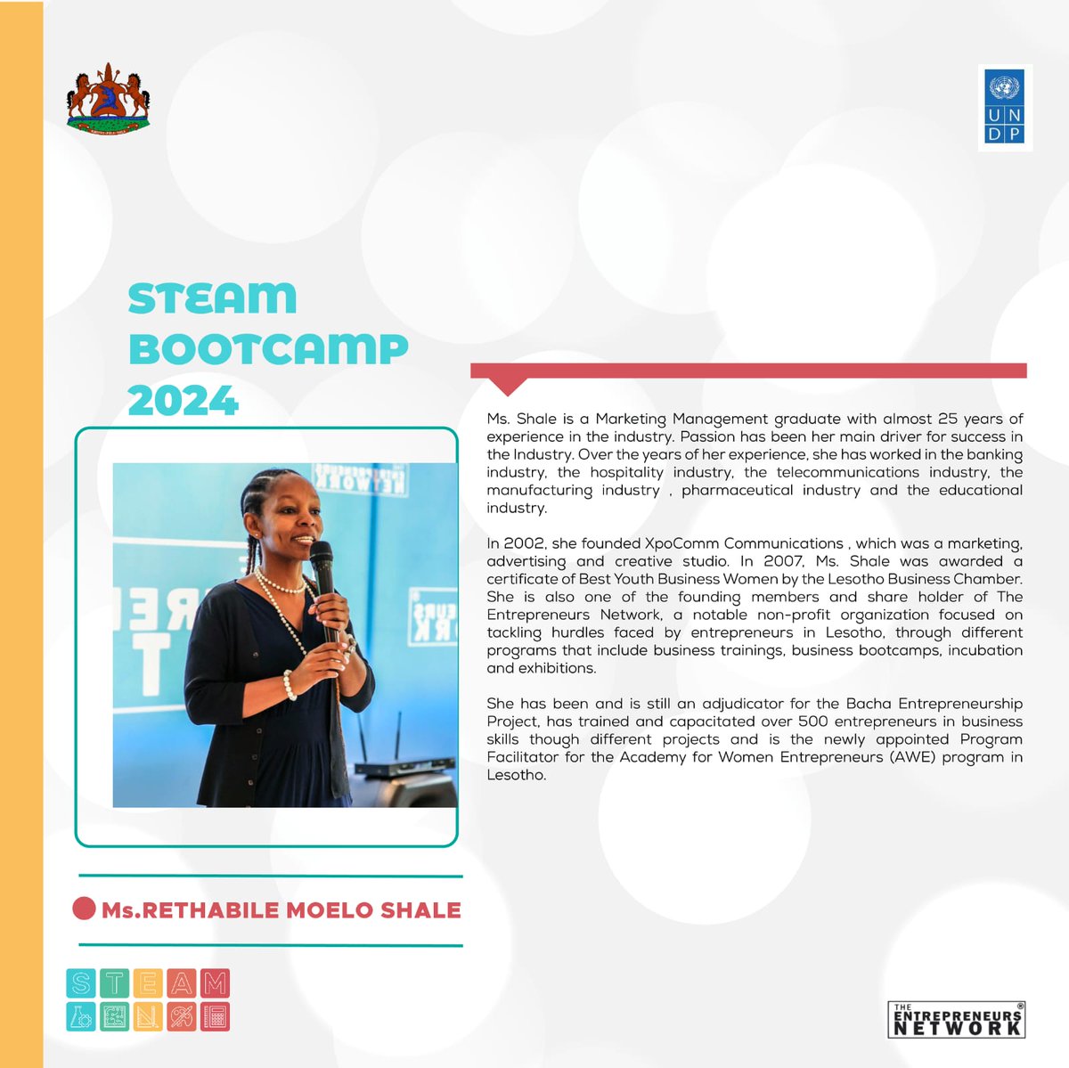 Today is all about mastering the art of marketing at the #STEAM2024 bootcamp! Our bootcampers are diving deep into the world of marketing strategies, with a special focus on the dynamic realm of digital marketing. Marketing experts are here. 

#LesothoSTEAMing
#STEAM2024