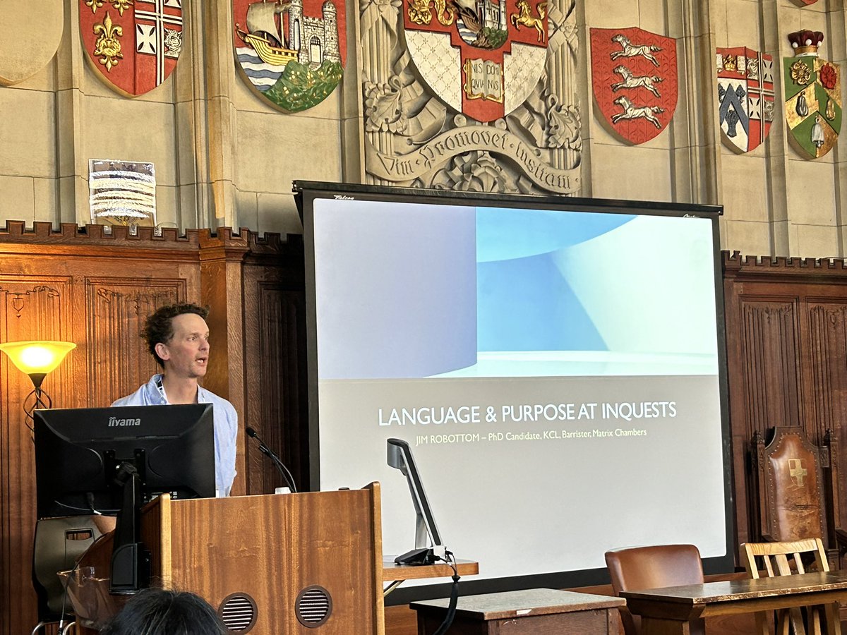 James Lee (@jamessflee) on Twitter photo Insights from <a href="/jimrobottom/">Jim Robottom</a> on reforming and rethinking Inquests
<a href="/KCL_Law/">The Dickson Poon School of Law</a> #SLSBristol24 Insights from <a href="/jimrobottom/">Jim Robottom</a> on reforming and rethinking Inquests
<a href="/KCL_Law/">The Dickson Poon School of Law</a> #SLSBristol24