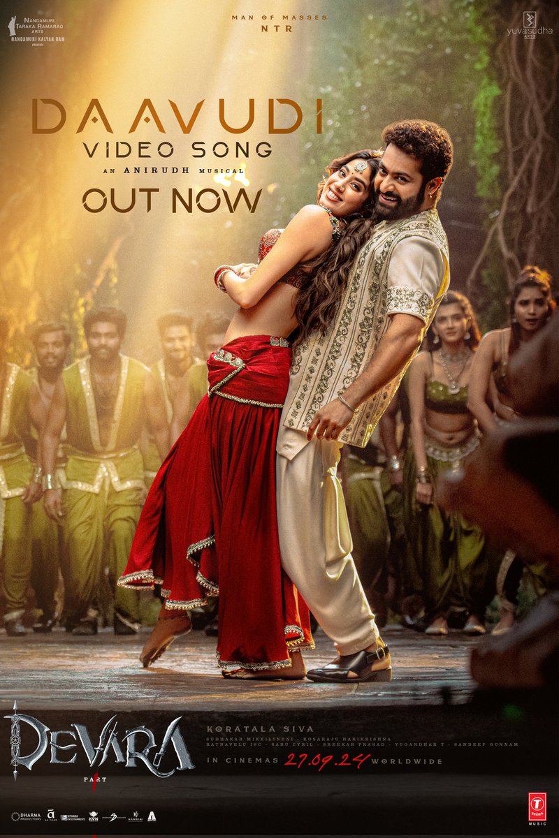 NTR Arts (@ntrartsofficial) on Twitter photo When this duo gets going 😎
you can't stay calm nothing but whistling while watching the hysteria ❤️🔥
Here’s the #Daavudi Video Song to keep you on track for the Blast on the Big Screens 🔥
▶️ youtube.com/watch?v=22IEnK…
An <a href="/anirudhofficial/">Anirudh Ravichander</a> musical 🎶
✍️ - @Ramjowrites, When this duo gets going 😎
you can't stay calm nothing but whistling while watching the hysteria ❤️🔥
Here’s the #Daavudi Video Song to keep you on track for the Blast on the Big Screens 🔥
▶️ youtube.com/watch?v=22IEnK…
An <a href="/anirudhofficial/">Anirudh Ravichander</a> musical 🎶
✍️ - @Ramjowrites,