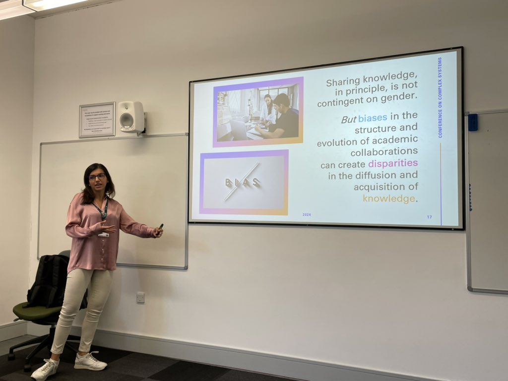 Zsofi Zador (@zadorzsofi) on Twitter photo <a href="/zappala_chiara/">Chiara Zappalà</a> finds that women have less opportunity to acquire and diffuse knowledge in collaboration networks. There are less informed women, and more time is needed to disseminate knowledge according to their models. Meaning; (job) opportunities reach women slower. <a href="/zappala_chiara/">Chiara Zappalà</a> finds that women have less opportunity to acquire and diffuse knowledge in collaboration networks. There are less informed women, and more time is needed to disseminate knowledge according to their models. Meaning; (job) opportunities reach women slower.