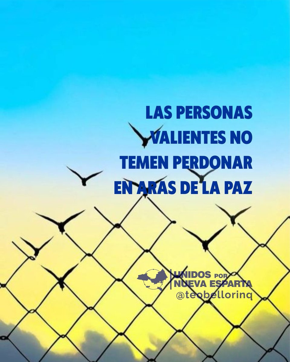 TeoBellorin's tweet image. "Las personas valientes no temen perdonar en aras de la paz" Nelson Mandela (1918- 2013) Abogado, activista contra el apartheid, político y filántropo sudafricano #Perdonar #Paz #Valiente #Cobardes #UnidosPorNuevaEsparta