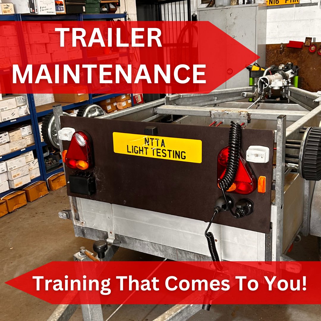 nttauk's tweet image. Training that comes to you! Improve your team's trailer maintenance skills with our 2-day course delivered right to your premises! This training covers everything from legislation to practical servicing. Email us at training@ntta.co.uk.  #TrailerMaintenance #NTTATraining