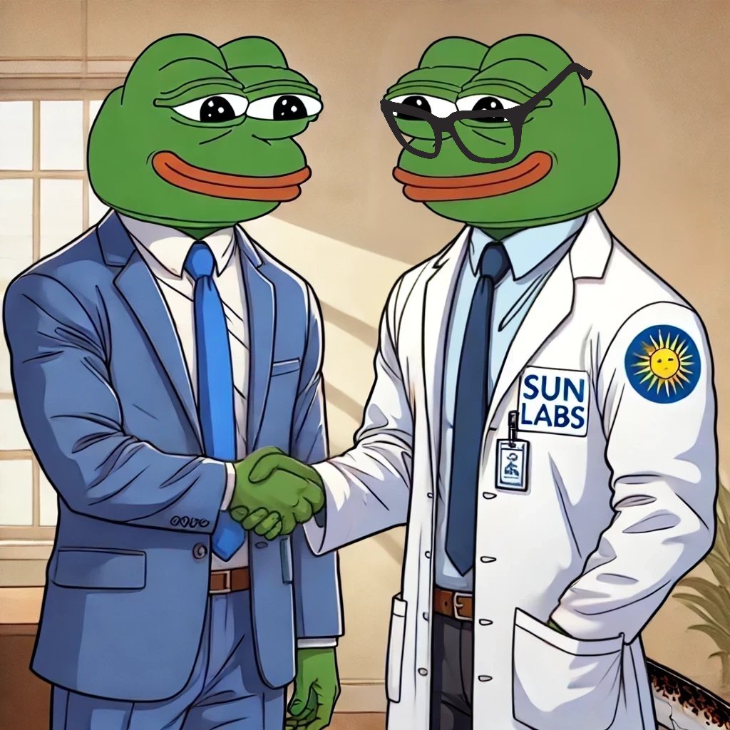 PebuCoin's tweet photo. #PEPE the degen frog meets his half brother #PEBU the genius scientist in secret, and they start brainstorming a secret formula... a bullish formula, so powerful that it could change #Web3 forever....

#PepeCoin #JustinSun #TronBlockchain #memecoin https://t.co/4PbnEG6EvF