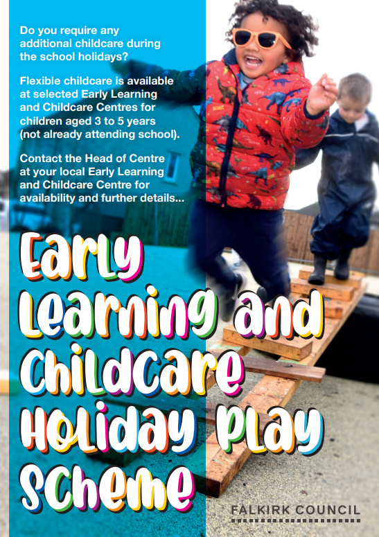 FalkirkELC's tweet photo. Does your child attend @KinnairdWaters 
We are offering additional hours for children aged 3 to those not attending school during the October holiday period. If you require additional childcare hours please contact the Head of Centre for more information? #childcaressolutions https://t.co/BwzwfjuIEj