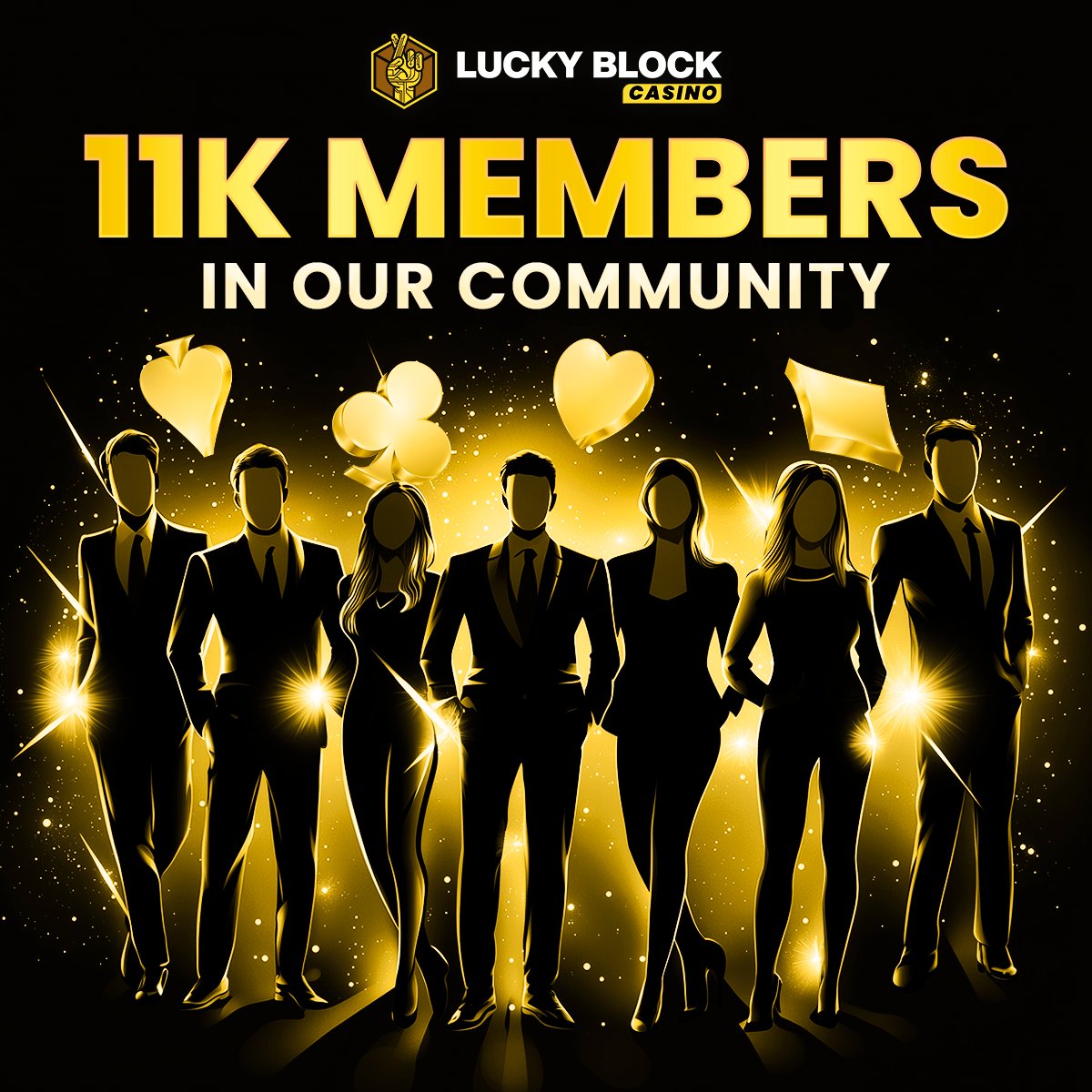 Big Milestone Achieved!😎 Our Lucky Block Telegram community has hit 11K  members! 🚀 Join the best community for all things crypto, including  discussions about our V2 token, utilities, partnerships, assistance with  tech
