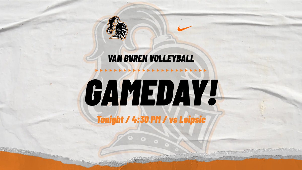 VB_Athletics's tweet photo. Van Buren Volleyball opens up BVC action today with Leipsic. Freshmen game starts at 4:30 PM. JV and Varsity to follow. #GoVB https://t.co/kqi4Cpomgm