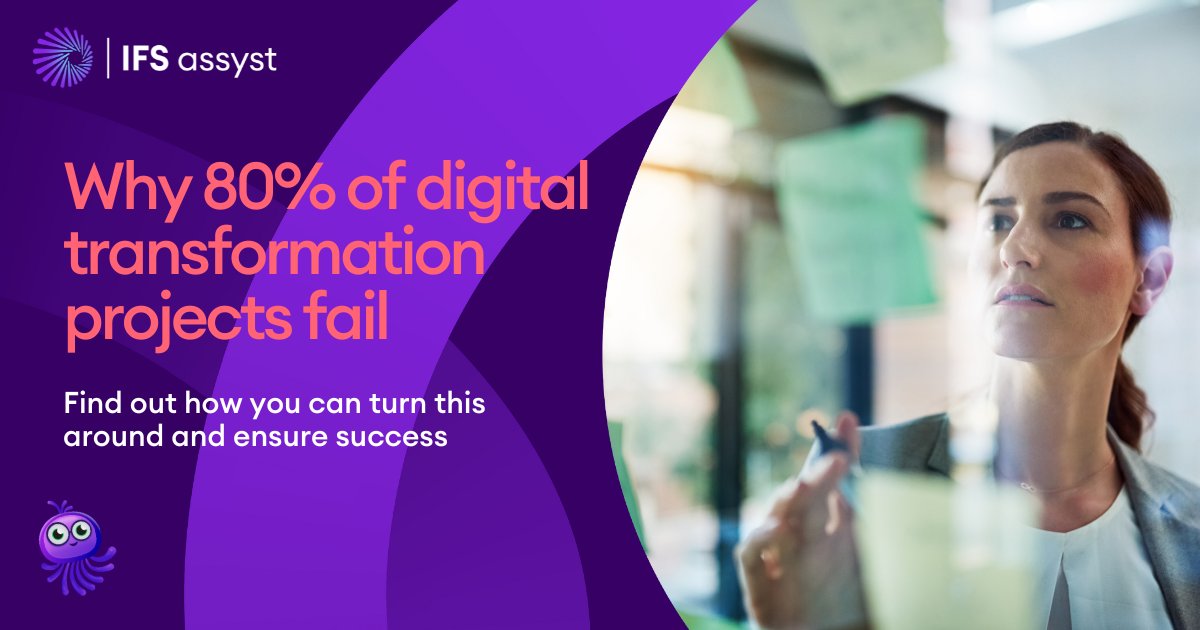rigbyc's tweet image. Discover the key reason behind 80% of failed #digitaltransformation projects and uncover proven strategies to ensure the success of your own initiatives. 

Download our complimentary guide now.
ifs.link/9tHrK8
#ESM