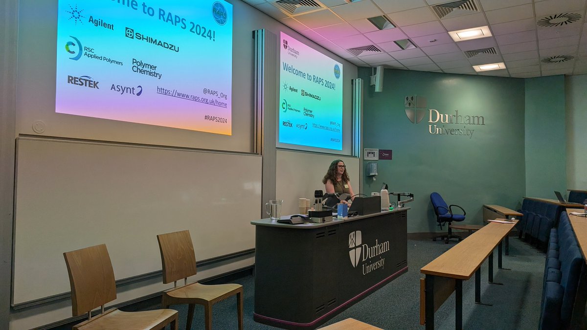 Clare Mahon is kicking off #RAPS24 looking forward to a fantastic few days of exciting polymer science and soup choices