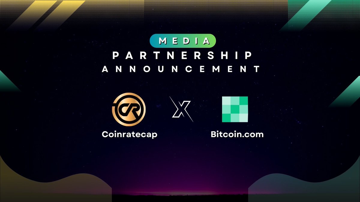 Coinratecap (@coinratecap) on Twitter photo We are excited to welcome Official Media Partner Bitcoin.com News (<a href="/BTCTN/">Bitcoin.com News</a>) to our platform.
Bitcoin.com News is your trusted source for the Bitcoin and Crypto news that matters.
$CCAT We are excited to welcome Official Media Partner Bitcoin.com News (<a href="/BTCTN/">Bitcoin.com News</a>) to our platform.
Bitcoin.com News is your trusted source for the Bitcoin and Crypto news that matters.
$CCAT
