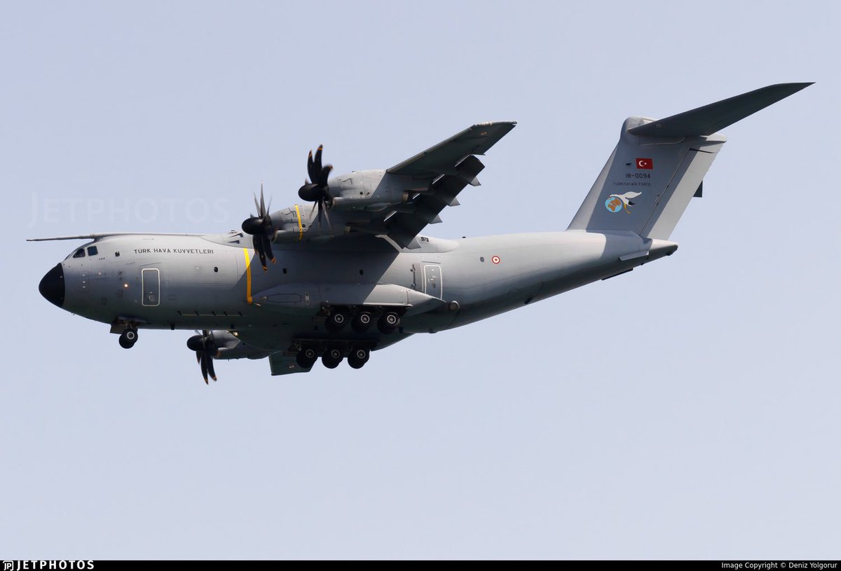 nwaezivictor's tweet photo. JUST IN: The Nigerian Air Force has taken delivery of the second batch of 2x TAI T129 attack helicopters from Turkey.
A Turkish Air Force A400M (Reg: 18-0094 #TUAF720 ) carrying the helicopters has just landed at the HQ Tactical Air Command in Makurdi, Benue State.
Via @Jakepor21