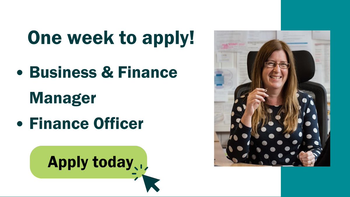 There's still time to apply for our Business and Finance vacancies

Apply via our website:
intowork.org.uk/about/vacancie…