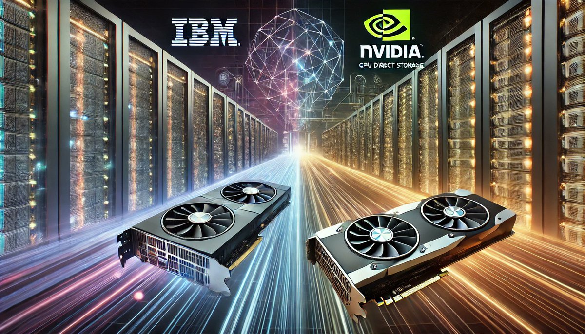 Is IBM’s watsonx.data + Nvidia GPUs the new cheat code for scaling AI models? With GPU Direct Storage, AI training just got faster and smoother. Are we looking at the future of generative AI on steroids?

blocksandfiles.com/2024/09/02/ibm…