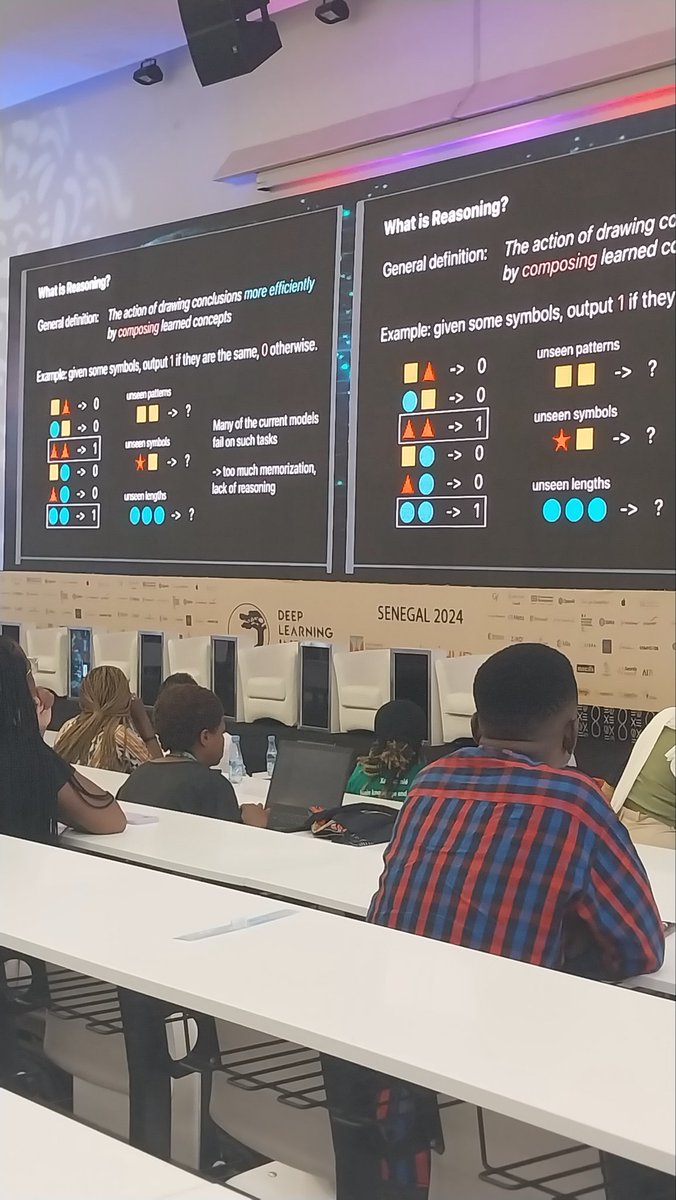 Mumbi Njuguna (@mumbi_official) on Twitter photo Another productive day at <a href="/DeepIndaba/">Deep Learning Indaba</a>! The <a href="/girmaw/">getnet girmaw</a> talk on practical AI solutions in Africa was a standout highlight, offering profound insights into how advanced algorithms can address key challenges in healthcare, agriculture, and beyond. Truly inspiring to see AI's potential Another productive day at <a href="/DeepIndaba/">Deep Learning Indaba</a>! The <a href="/girmaw/">getnet girmaw</a> talk on practical AI solutions in Africa was a standout highlight, offering profound insights into how advanced algorithms can address key challenges in healthcare, agriculture, and beyond. Truly inspiring to see AI's potential