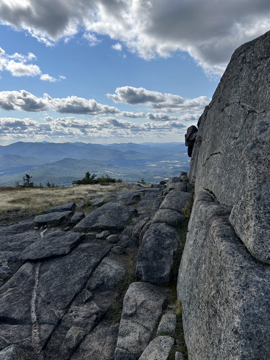 Visiting Lake Placid region this week to celebrate our 30th anniversary…and to hike some mountains! Yesterday we hiked up Cascade Mountain, one of the 46 that are over 4000 feet. Clear skies and stunning views!