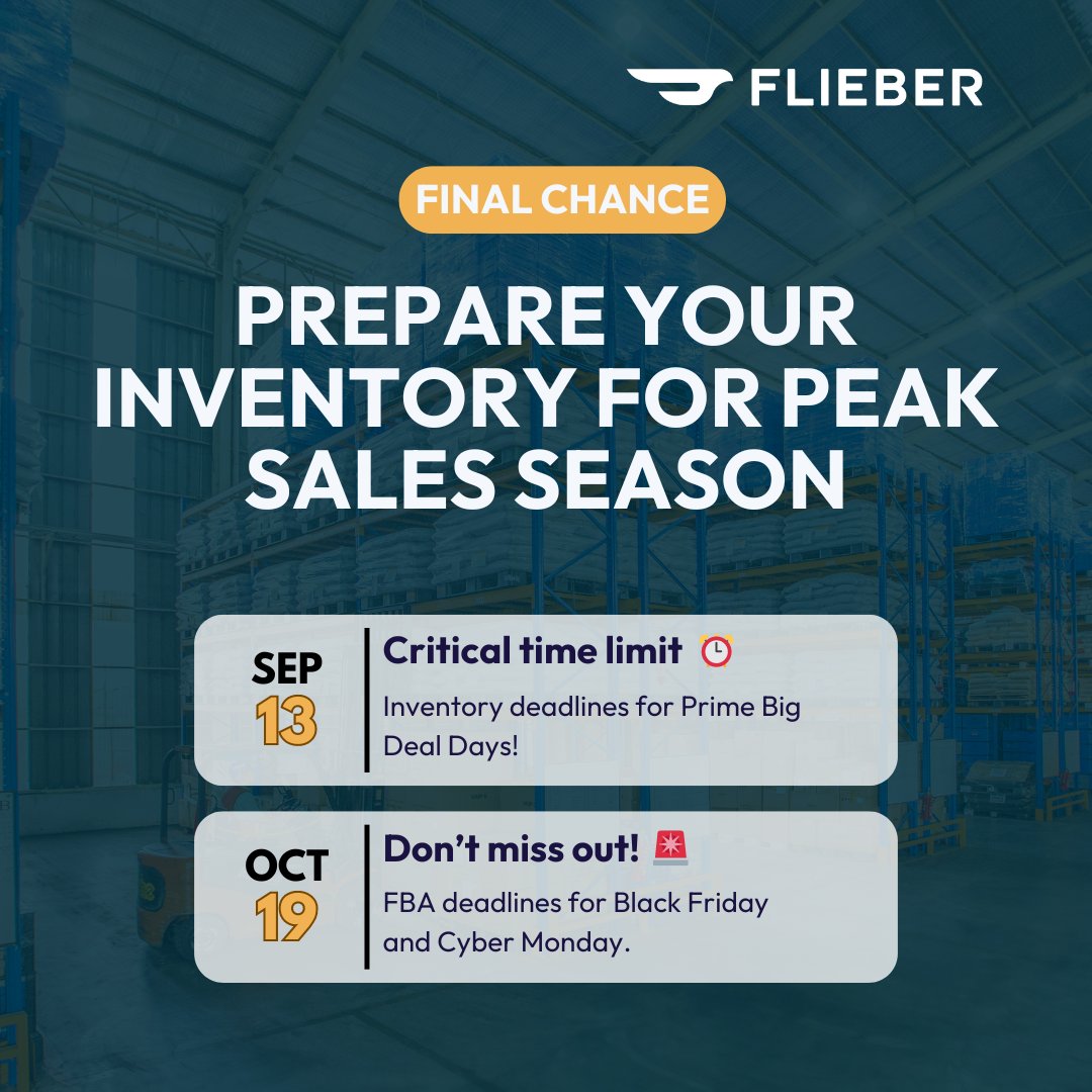 Last Call for Amazon's Peak Sales Season! 🚨

Our inventory management solution helps you make the most of Amazon's peak season! Start your free trial now and get fully onboarded in less than 24 hours.