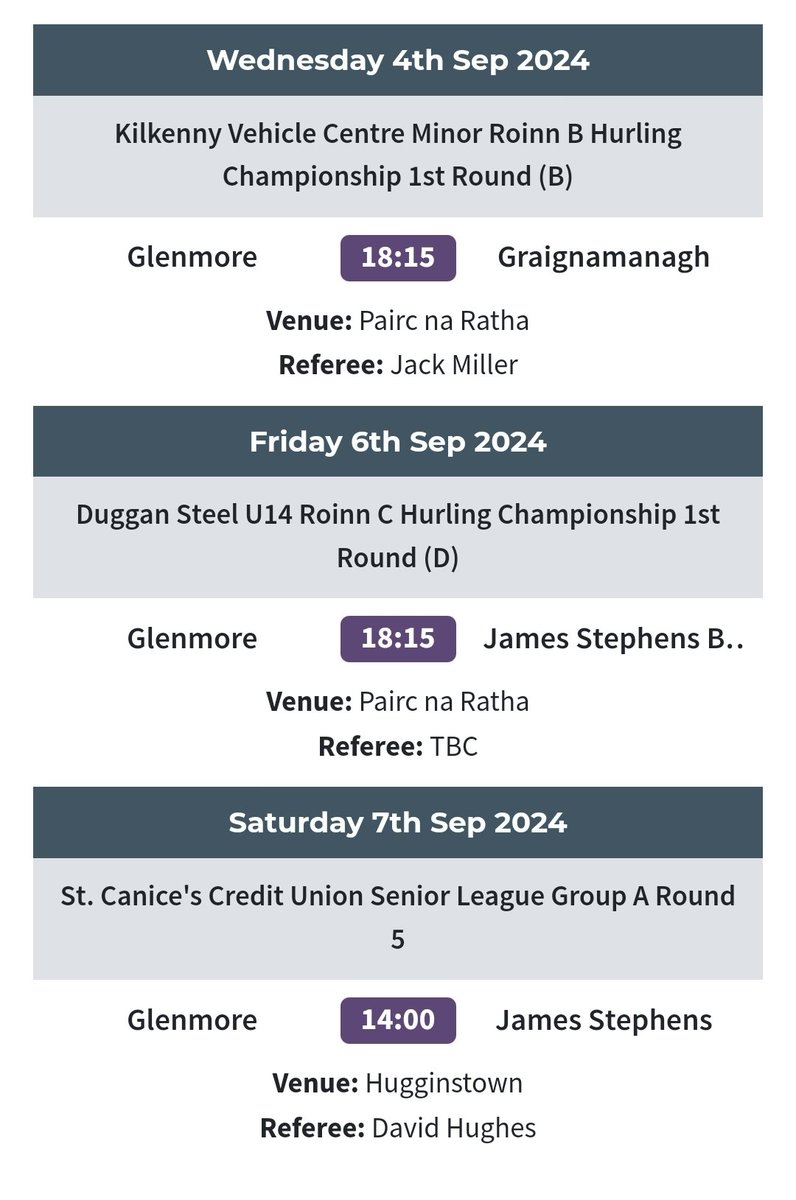 Glenmore GAA Club (@glenmoregaa) on Twitter photo 