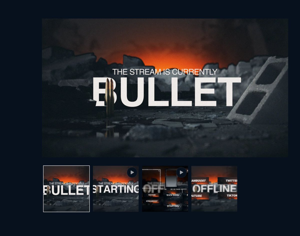 Streams_Boost's tweet image. Hola Streamers! Ya tenemos nuestro pack BULLET disponible en la web!