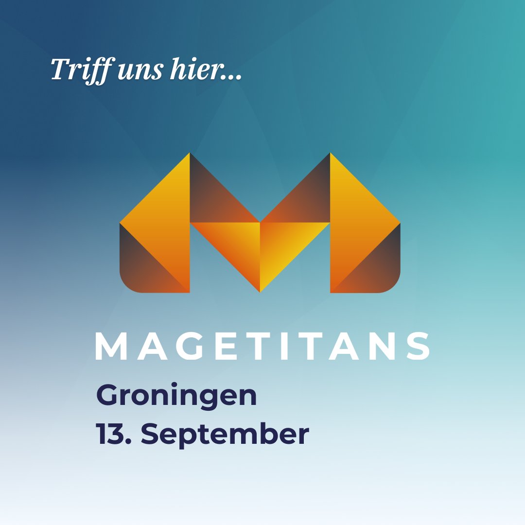 Am 13. September geht es für uns zur Mage Titans NL!

Wir sind mit drei Kollegen vor Ort und freuen uns auf spannende Sessions und viele inspirierende Gespräche.   Wer von Euch ist auch dabei?

<a href="/JonasNiebergall/">Jonas Niebergall</a>
<a href="/t_niebergall/">Tobias Niebergall</a>
<a href="/MagentoAssoc/">Magento Association</a>
<a href="/AdobeCommerce/">Adobe Commerce</a>
<a href="/MageTitans/">Mage Titans</a>
<a href="/mage_os/">Mage-OS</a>