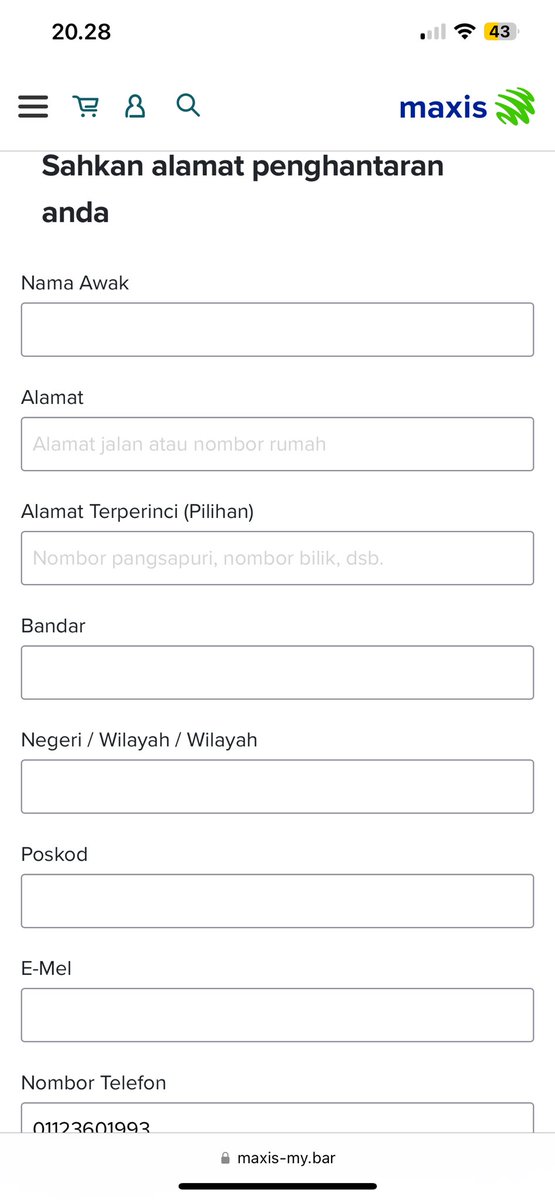 tikacs's tweet photo. @XavierNaxa apakah maxis di hack? https://t.co/uhcFuU5OSN
