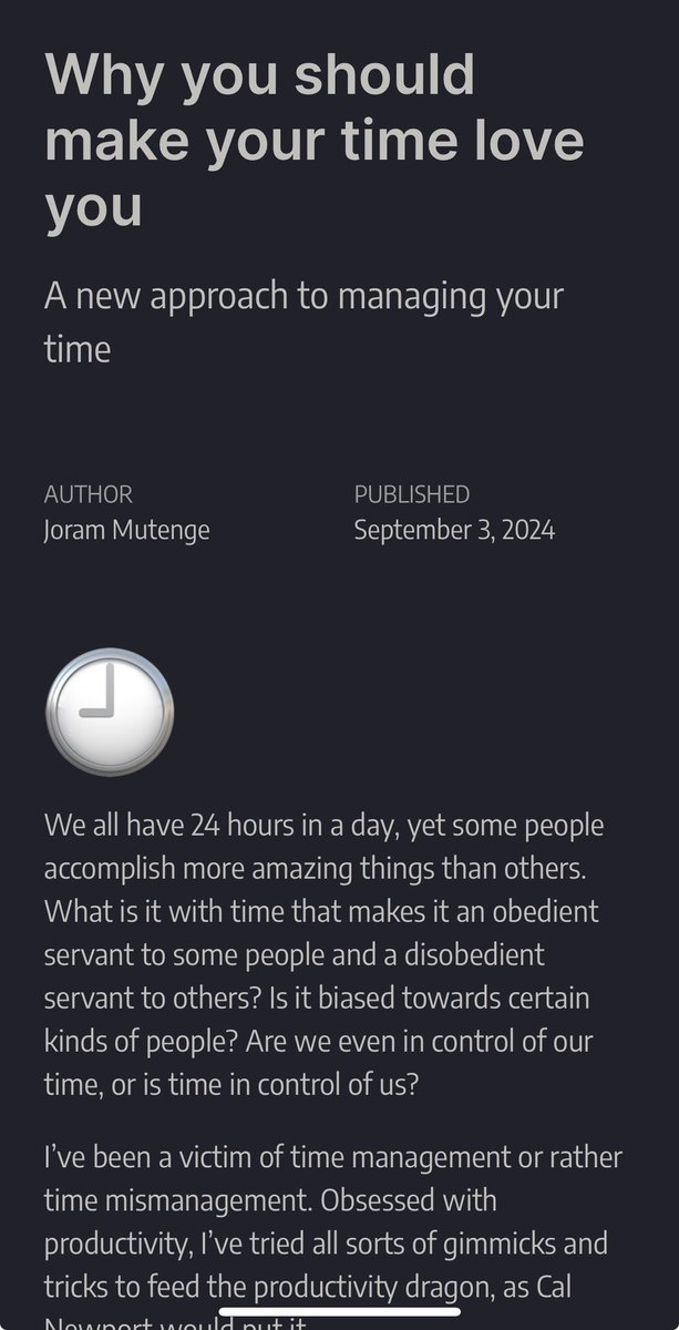 Why you suck at time management.

jorammutenge.com/posts/24/0903/
