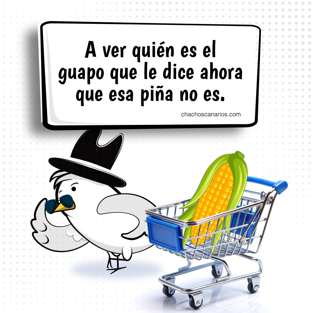 Cuando eres canario, eres canario hasta para ligar.
.
.
#HumorCanario #Piña #MercadonaCanarias #ChachosCanarios #Chacholoco