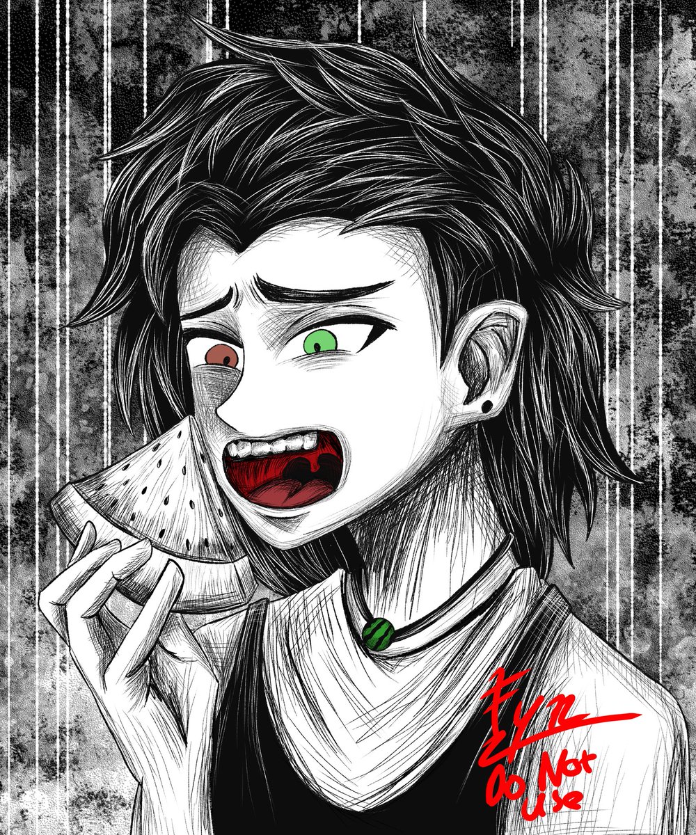 Fynnbl28's tweet photo. Eating Watermelon (Comission)

#art #illustration #digitalart #manga #fanart #characters #drawing https://t.co/8HIgNdNSlV