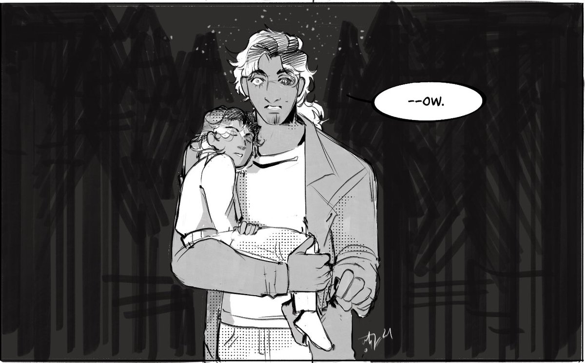 M0ch4Cup's tweet image. Sneaking Out
(Not canon to the AU just for my sanity) PARALLELSTARS AU

#gravityfall #GravityFallsAu #gravityfallsbillcipher #billford #billfordfanart #StanfordPines