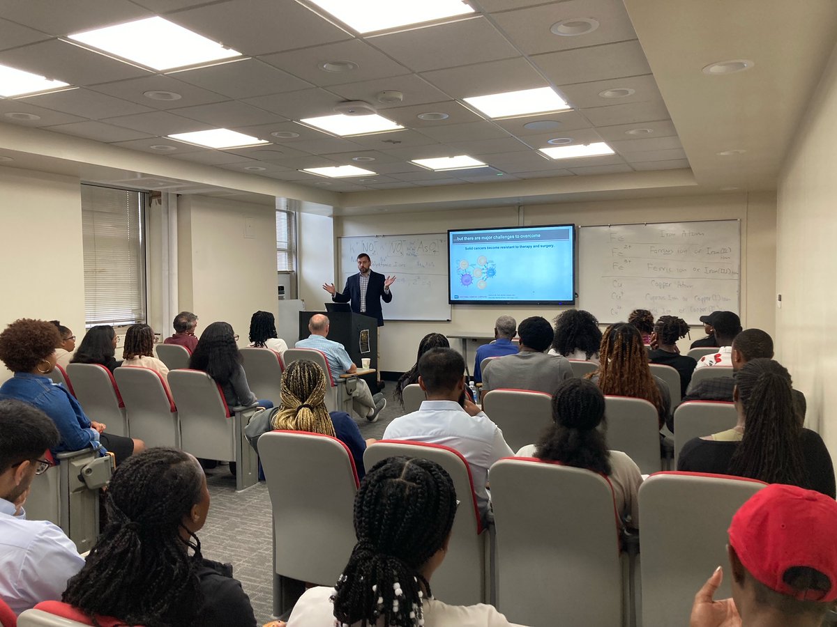 Matthew Wolf (@mattwolf_phd) on Twitter photo Thanks to <a href="/gakaur/">Gagandeep Kaur</a> and <a href="/HowardU/">Howard University</a> Chemistry for inviting me to discuss #biomaterials in #CancerImmunotherapy at their department seminar series. They were great hosts and it was a pleasure chatting with the students about #immunoengineering. Thanks to <a href="/gakaur/">Gagandeep Kaur</a> and <a href="/HowardU/">Howard University</a> Chemistry for inviting me to discuss #biomaterials in #CancerImmunotherapy at their department seminar series. They were great hosts and it was a pleasure chatting with the students about #immunoengineering.