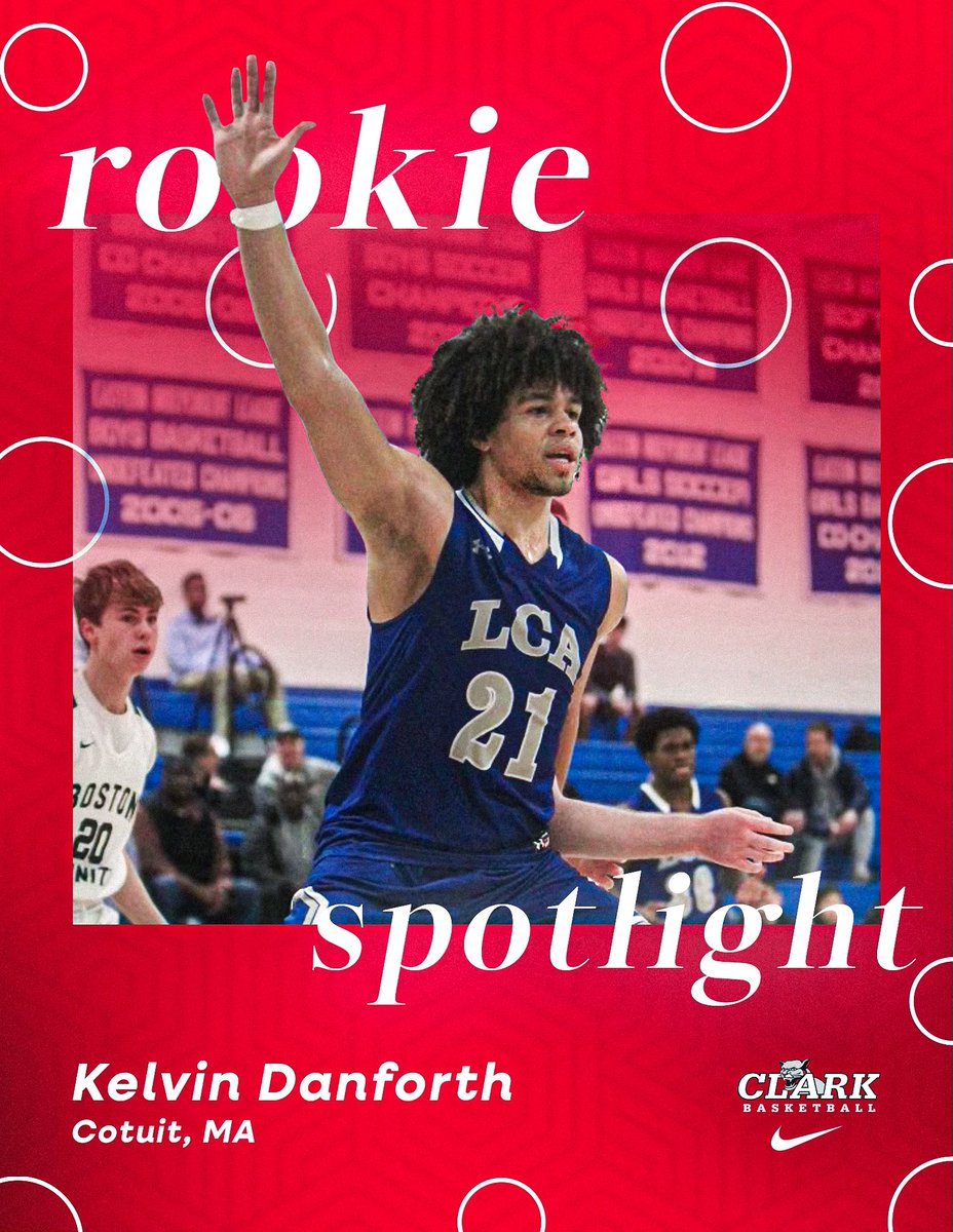 Clark Menโs Basketball (@clarkuhoops) on Twitter photo This week we are exited to announce our four incoming student-athletes to the Clark community! Next, is freshman Kelvin Danforth!
Height ๐: 6โ7
Hometown ๐: Cotuit, MA
High School ๐: Lexington Christian Academy <a href="/LCA_Boys_Hoops/">LCA BASKETBALL</a>ย
Travel Program: ๐: Team Sims <a href="/teamsims4Life/">Team Sims Basketball</a> This week we are exited to announce our four incoming student-athletes to the Clark community! Next, is freshman Kelvin Danforth!
Height ๐: 6โ7
Hometown ๐: Cotuit, MA
High School ๐: Lexington Christian Academy <a href="/LCA_Boys_Hoops/">LCA BASKETBALL</a>ย
Travel Program: ๐: Team Sims <a href="/teamsims4Life/">Team Sims Basketball</a>