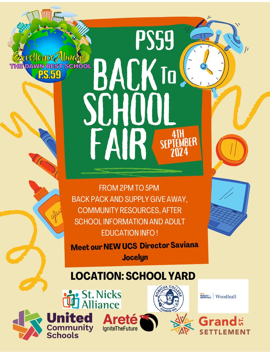 Get all the supplies and information you need for the 2024/2025 school year!