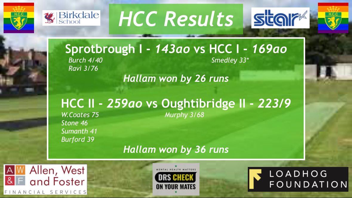 Hallam CC tweet media