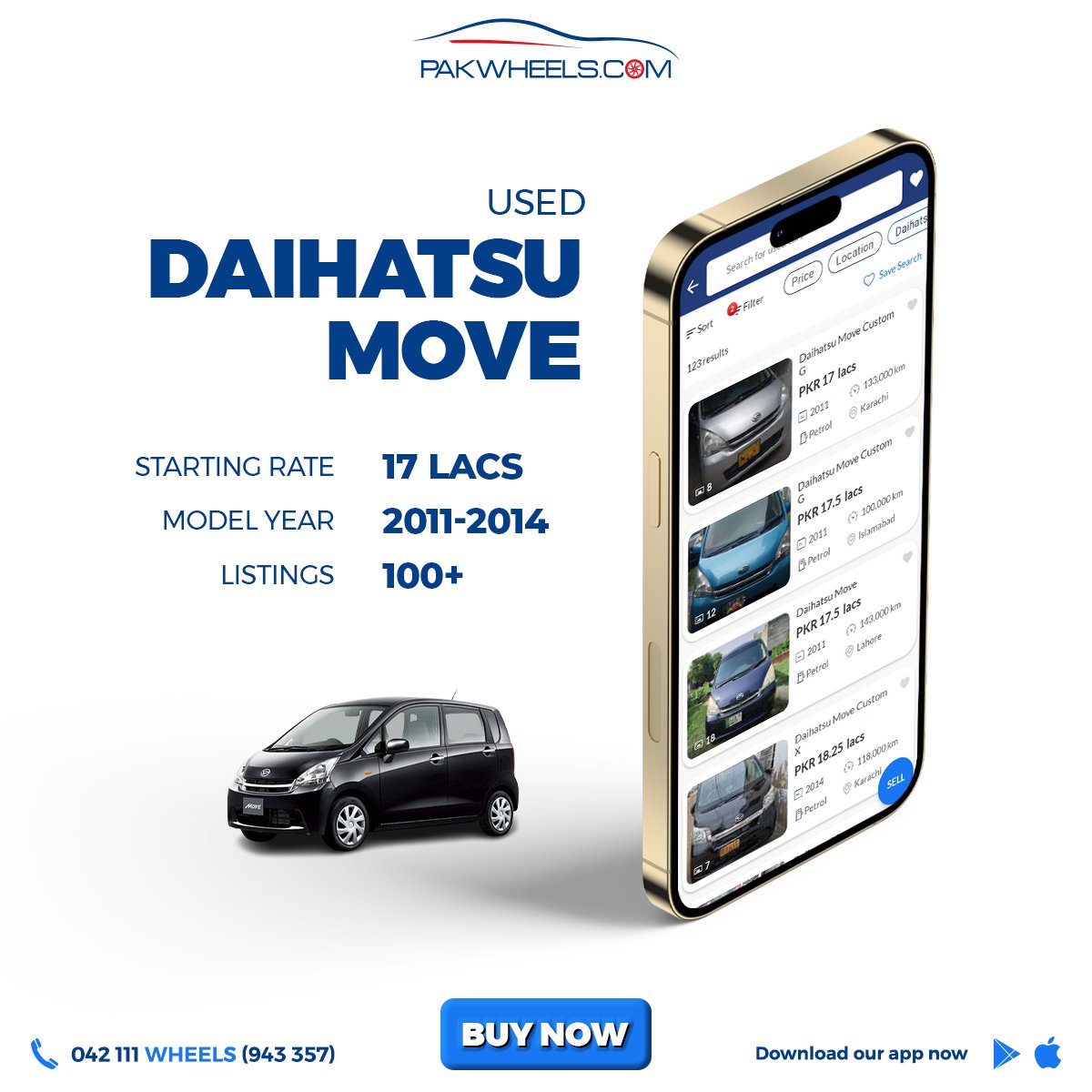 PakWheels's tweet image. Explore 100+ Daihatsu Move listings only on PakWheels! Find your perfect car today!

View more: ow.ly/UOzA50Tf0JB

#PakWheels #BuyFocued #pwbuy