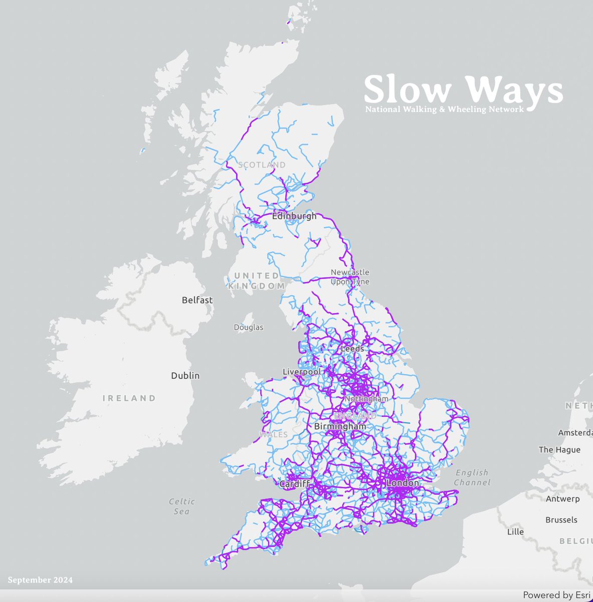 Hi <a href="/LouHaigh/">Louise Haigh</a> MP and <a href="/simonlightwood/">Simon Lightwood MP</a> MP, so pleased you are having a major focus on walking, wheeling and cycling!

Have you heard of <a href="/SlowWaysUK/">Slow Ways</a>? We're developing a national walking and wheeling network that connects all of Britain's towns, cities and national landscapes!

Would