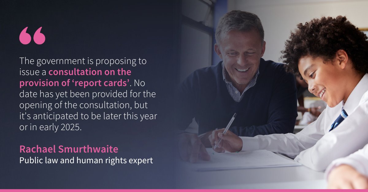 One-word #Ofsted ratings for schools in England are being scrapped immediately. Our #Education law experts discuss what this means for schools, why you should get involved in the upcoming consultation and what needs to happen next: bit.ly/4cURpHc