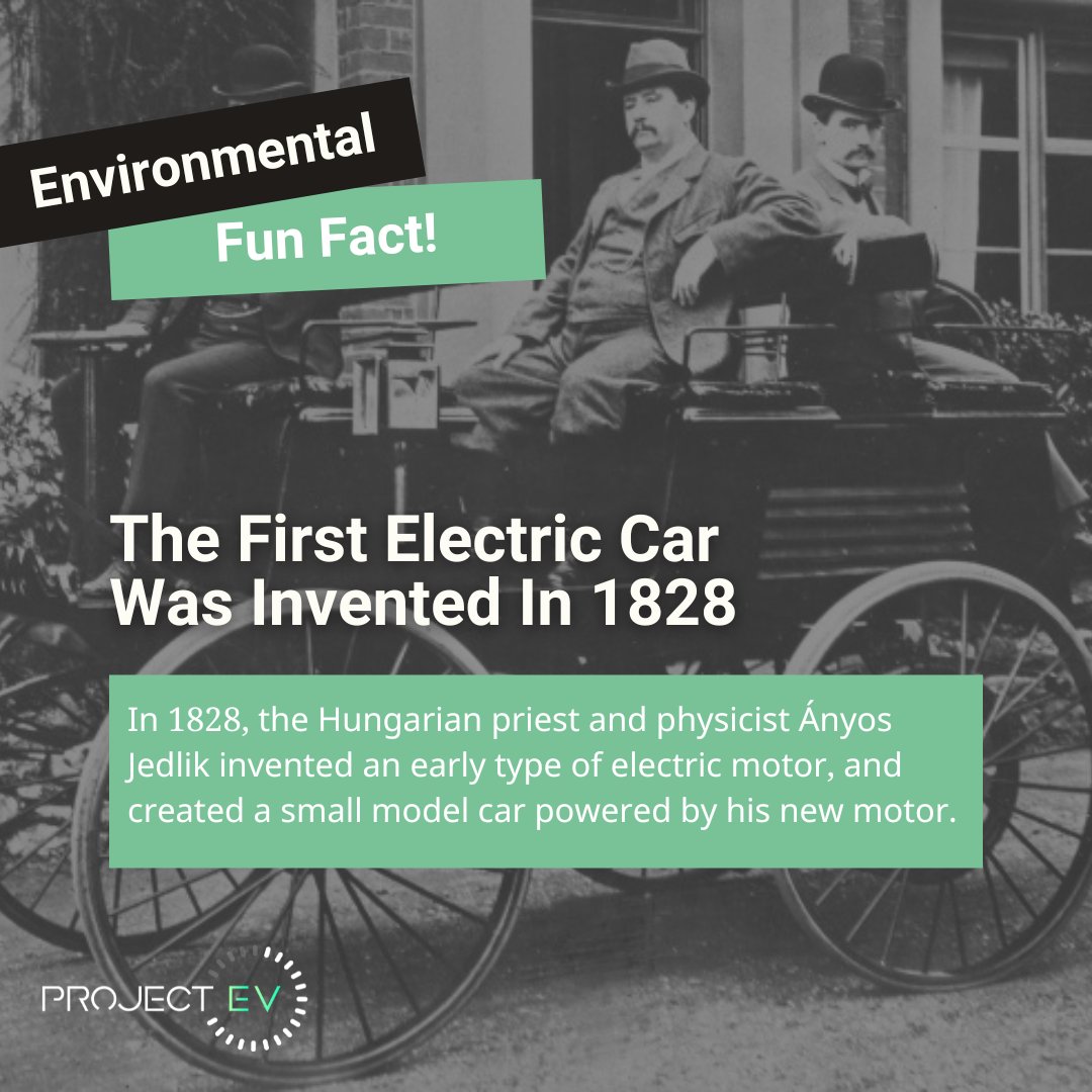 🚨 Fun Fact Alert! 🚨

 Did you know the first electric car was invented way back in 1828? ⚡️

 It's amazing how far we've come since then, and today, electric vehicles are leading the charge towards a greener future. 🔋

 #FunFact #ElectricVehicles #ProjectEV #ThrowbackTech