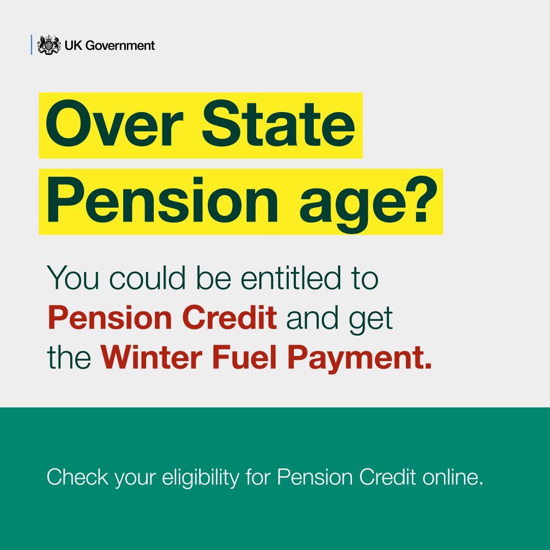 RBWM's tweet photo. What is Pension Credit?

The following video explains and shows you how to check your eligibility 👉 https://t.co/AUSfL9PMjE

#PensionCredit #WinterFuelPayment #PensionCreditWeekOfAction https://t.co/jOEkT7VPVO