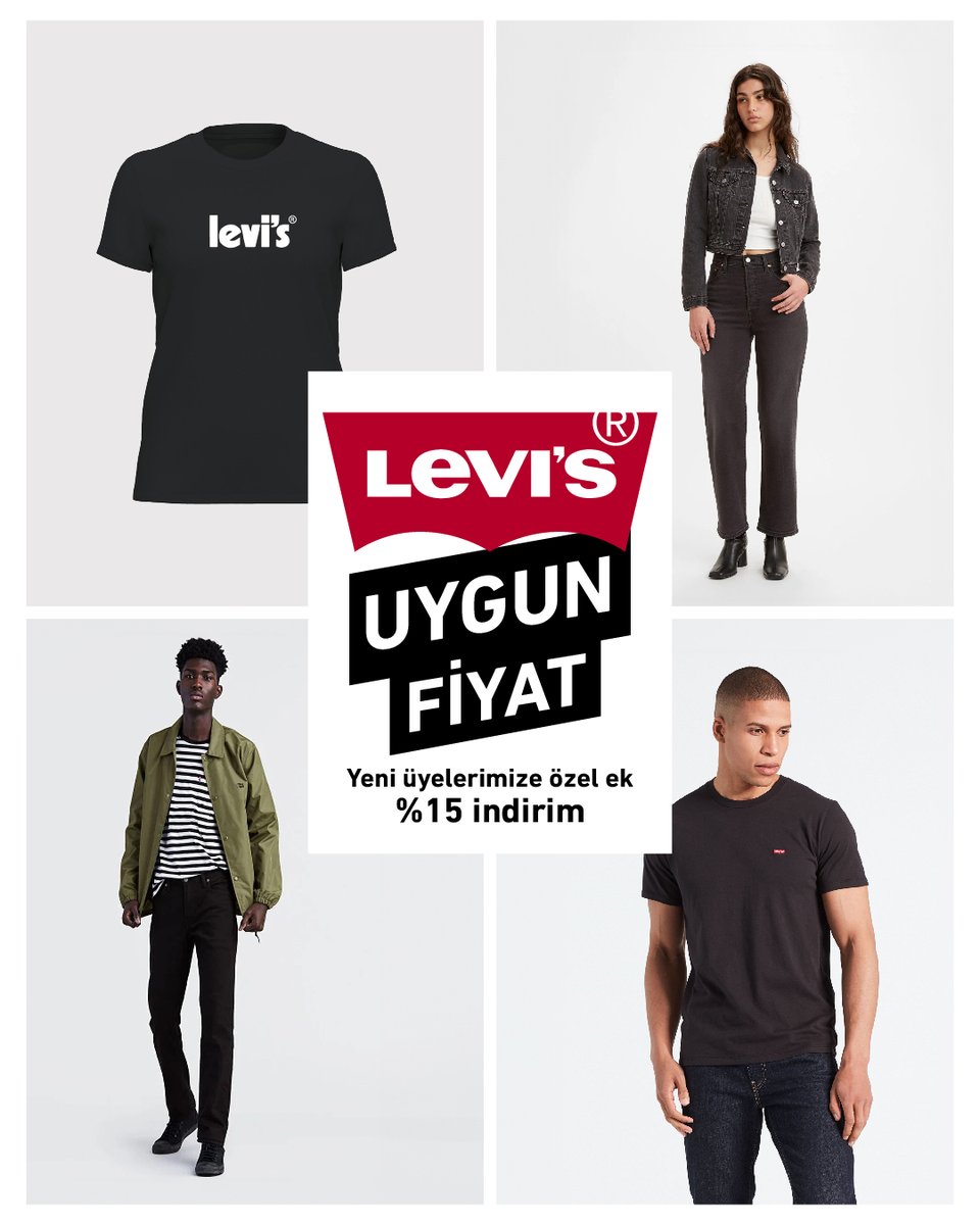 jepubliccom's tweet photo. 🔔Jepublic’ten ek indirim!

Yeni üyelerimize %15 ek indirim!

#jepublic #levis #indirim #fashion #moda https://t.co/YV71bv5XhH
